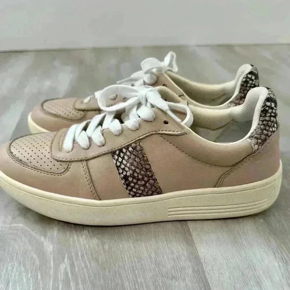 5. Chelsea & Violet Diana Low Top Snake Print Lace Up Sneakers Size 8 - Picture 4 of 12